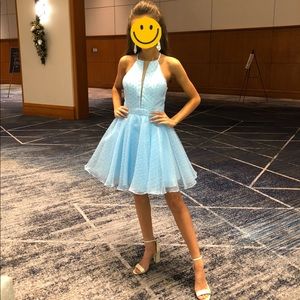 Sherri Hill Light Blue Dress size 0